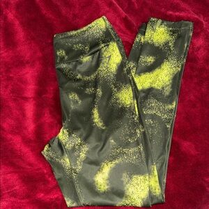 Gymshark Black and Yellow Leggings